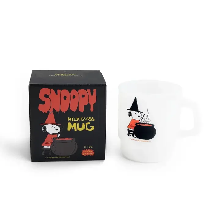 3P4 X Peanuts® Halloween : Snoopy Witch Milk Glass Mug