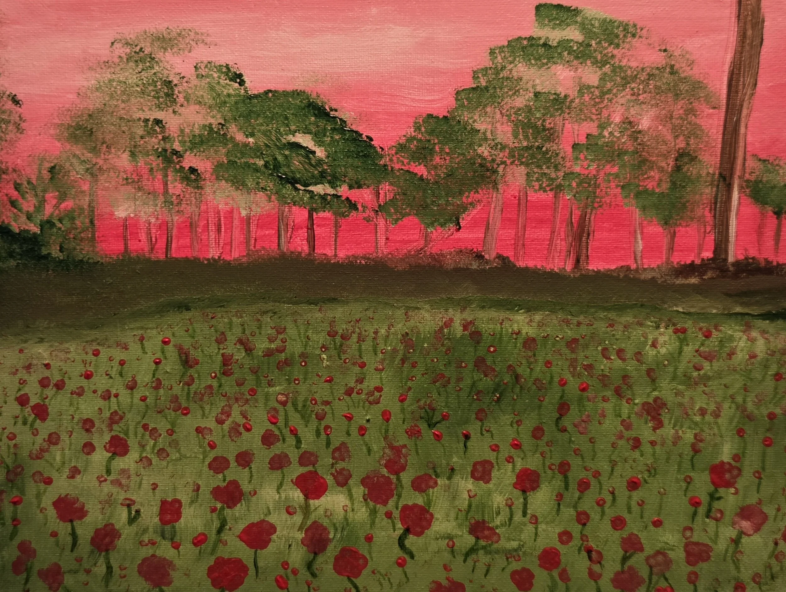 Scarlet Begonias