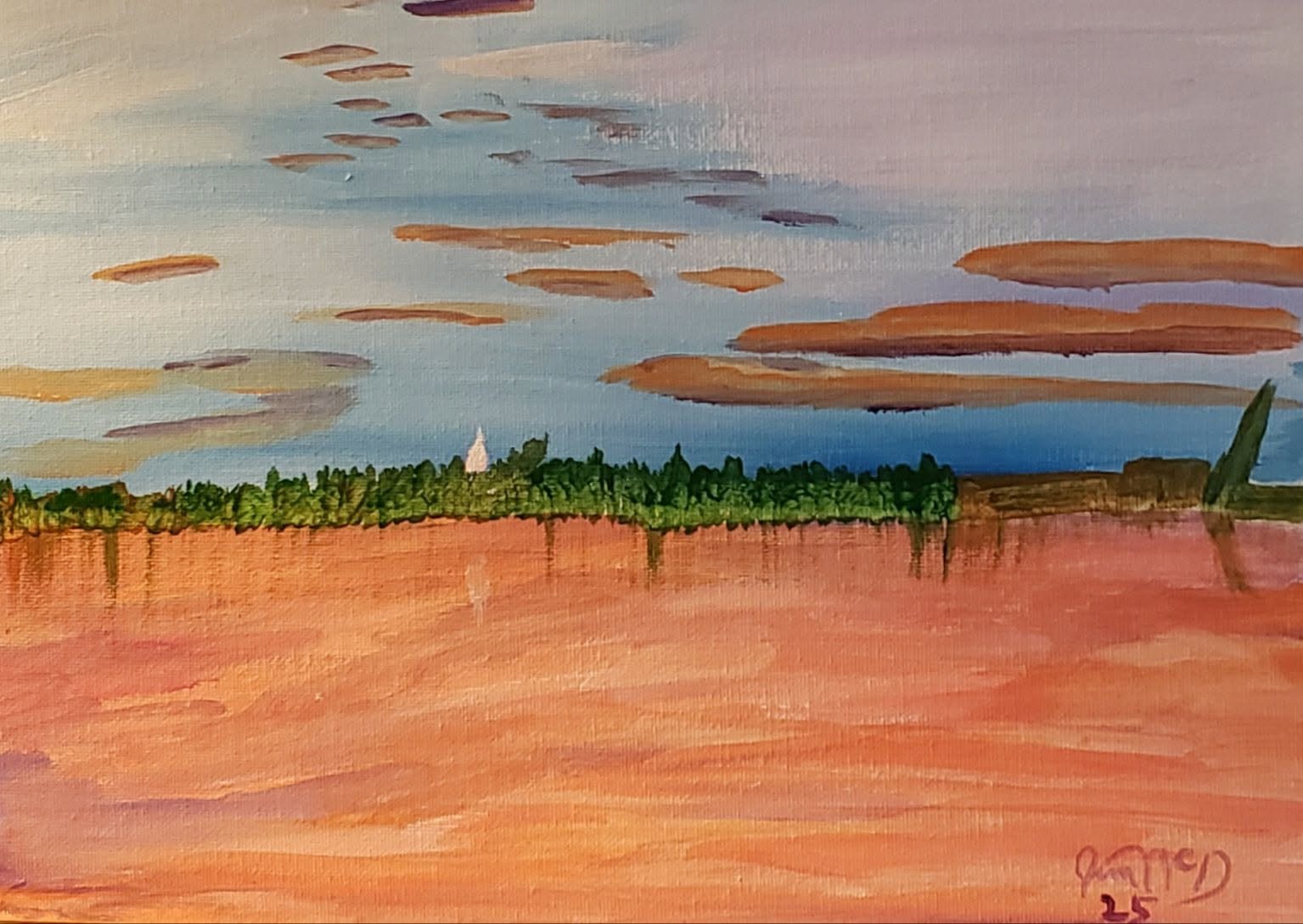 Piscataqua River Sunrise, View from Seavey Island