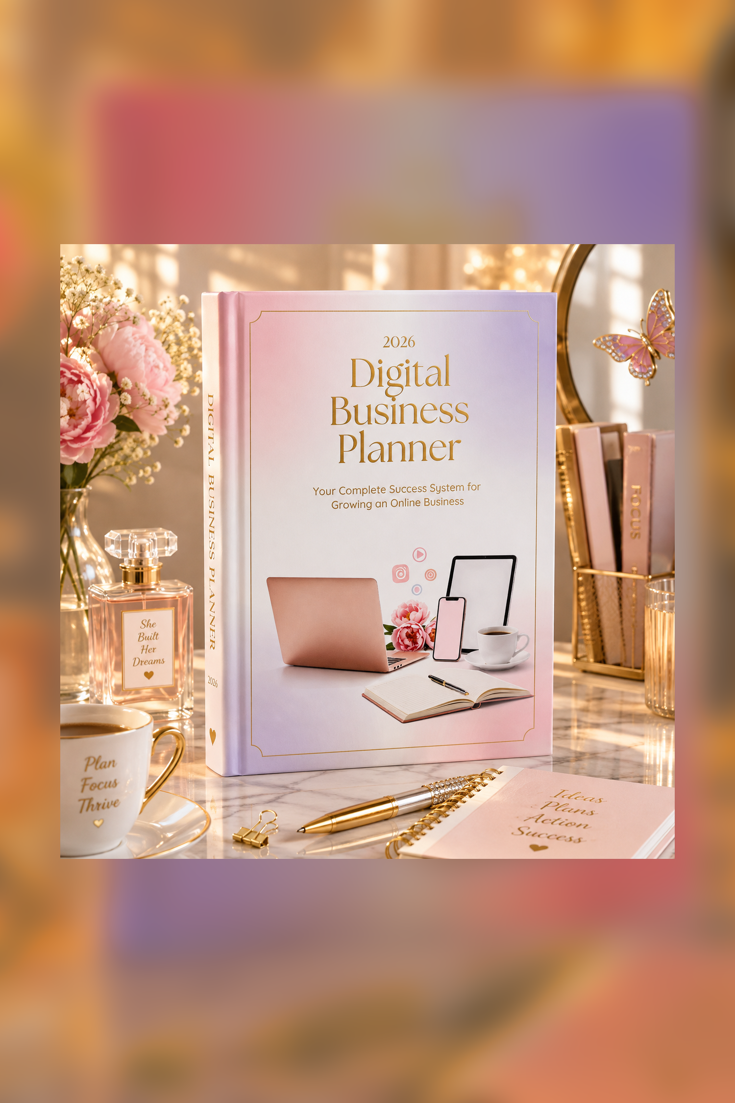 Premium 2026 Digital Business Planner (Digital Download)