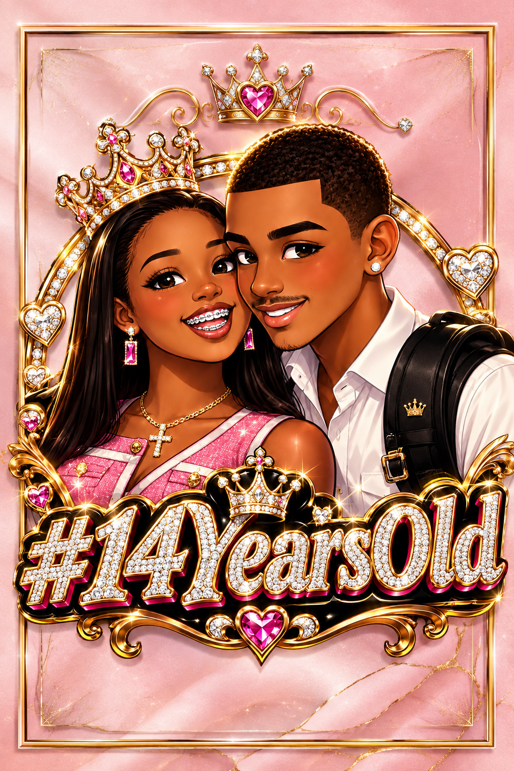 14 Years Old Birthday PNG Bundle