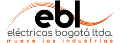 Logotipo de Electrónicos Bogotá Ltda., empresa de electricidad y electrónica.