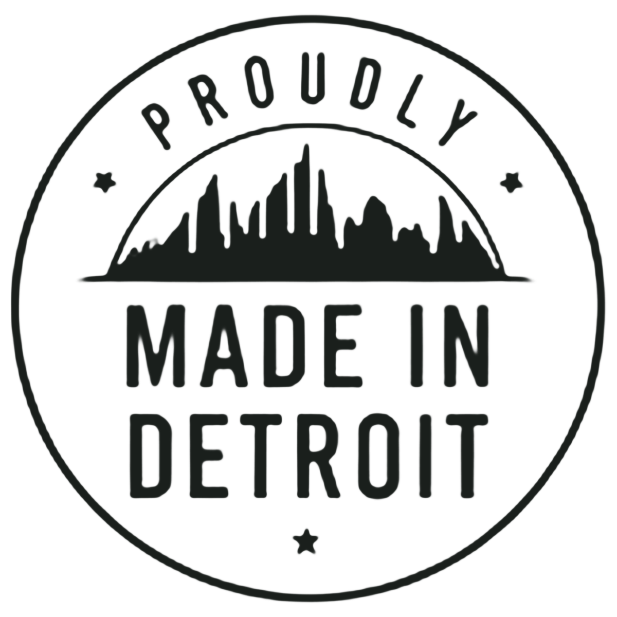 Proudly Made in Detroit badge