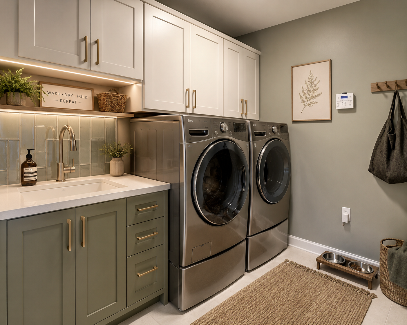 AFTER - Laundry Room Refresh