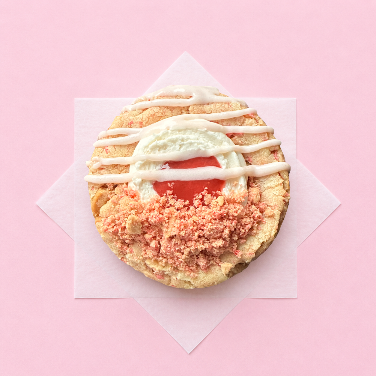 DeepDish Strawberry ShortCake Cookie