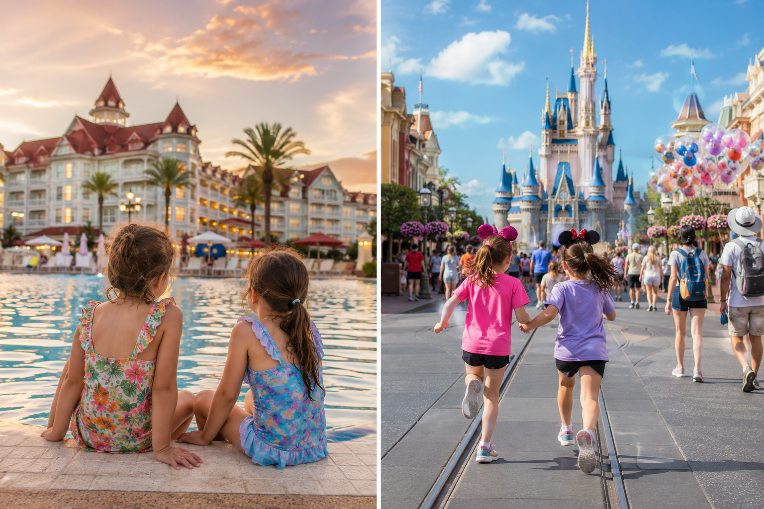 enjoying disney two ways