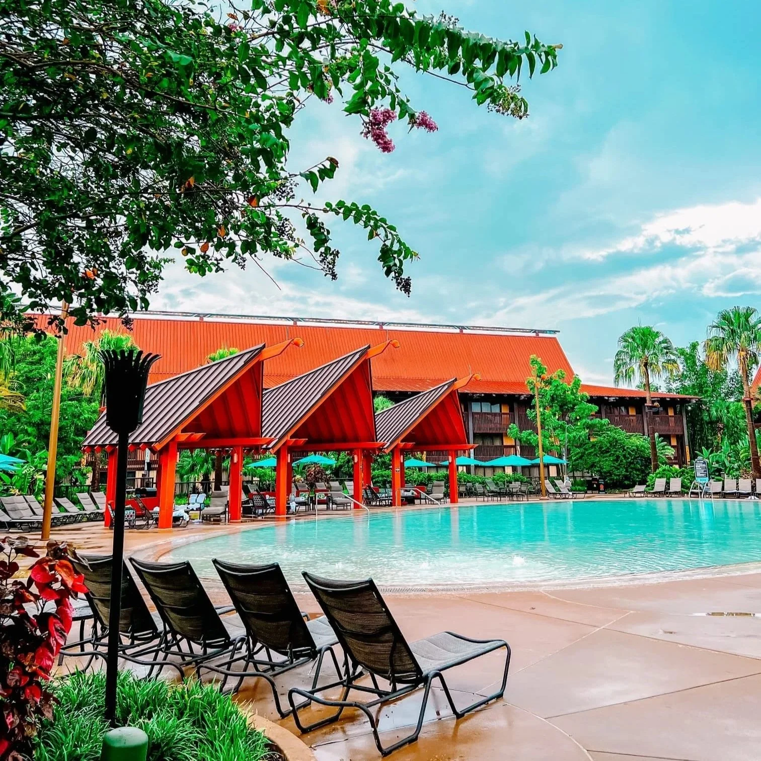 pool area at Disney's Polynesian Village  Resort