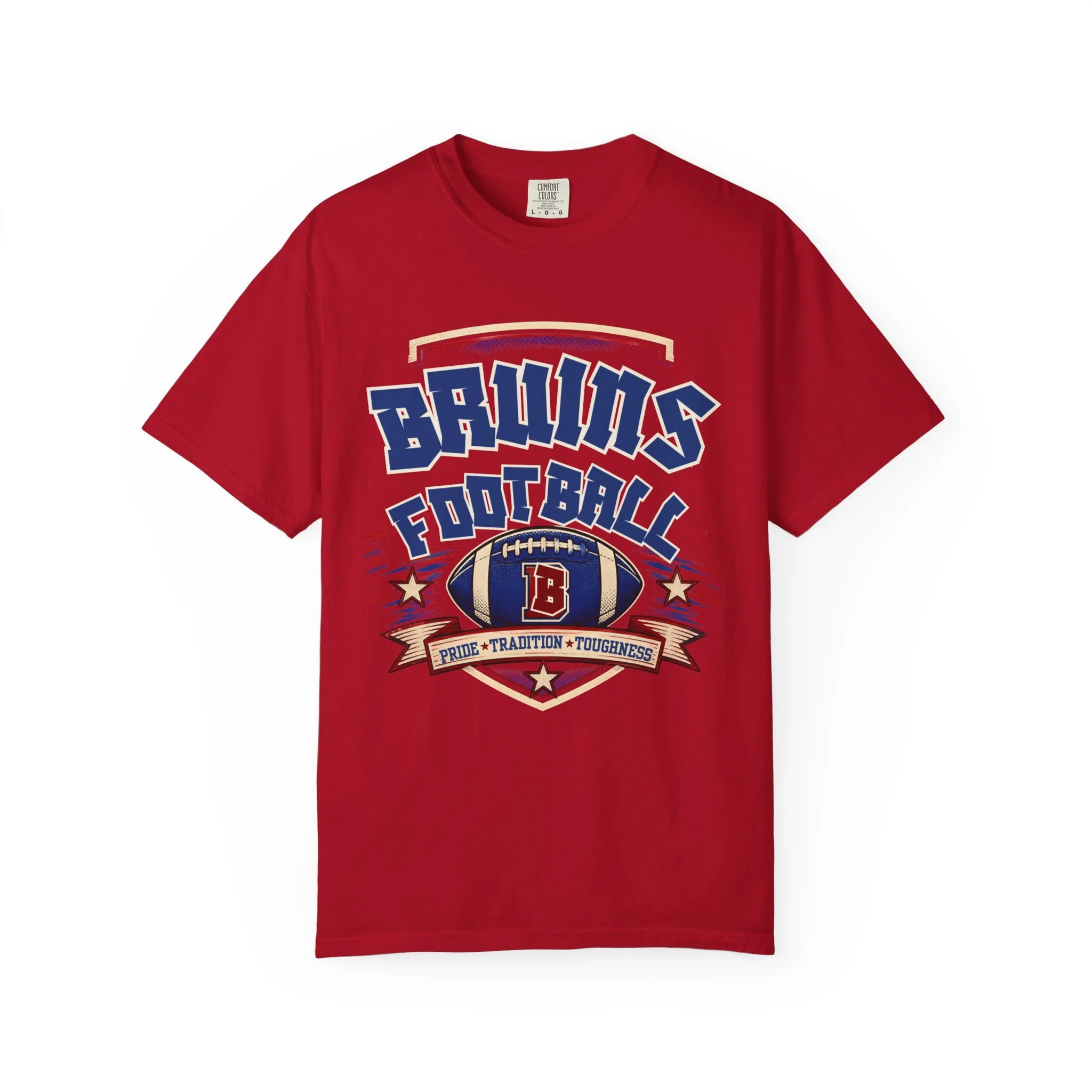 Bruins Football T-Shirt — Vintage Team Logo Tee