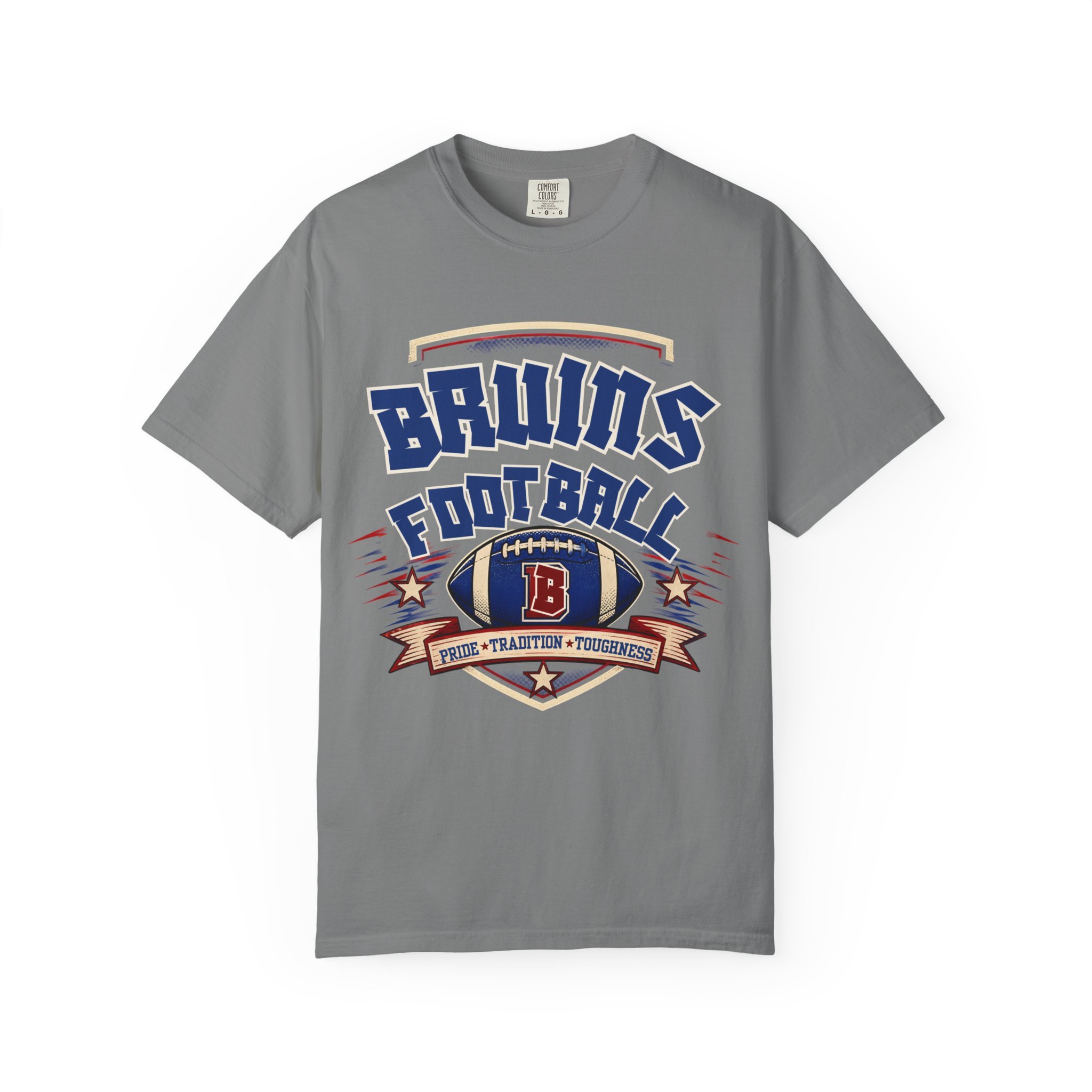 Bruins Football T-Shirt — Vintage Team Logo Tee