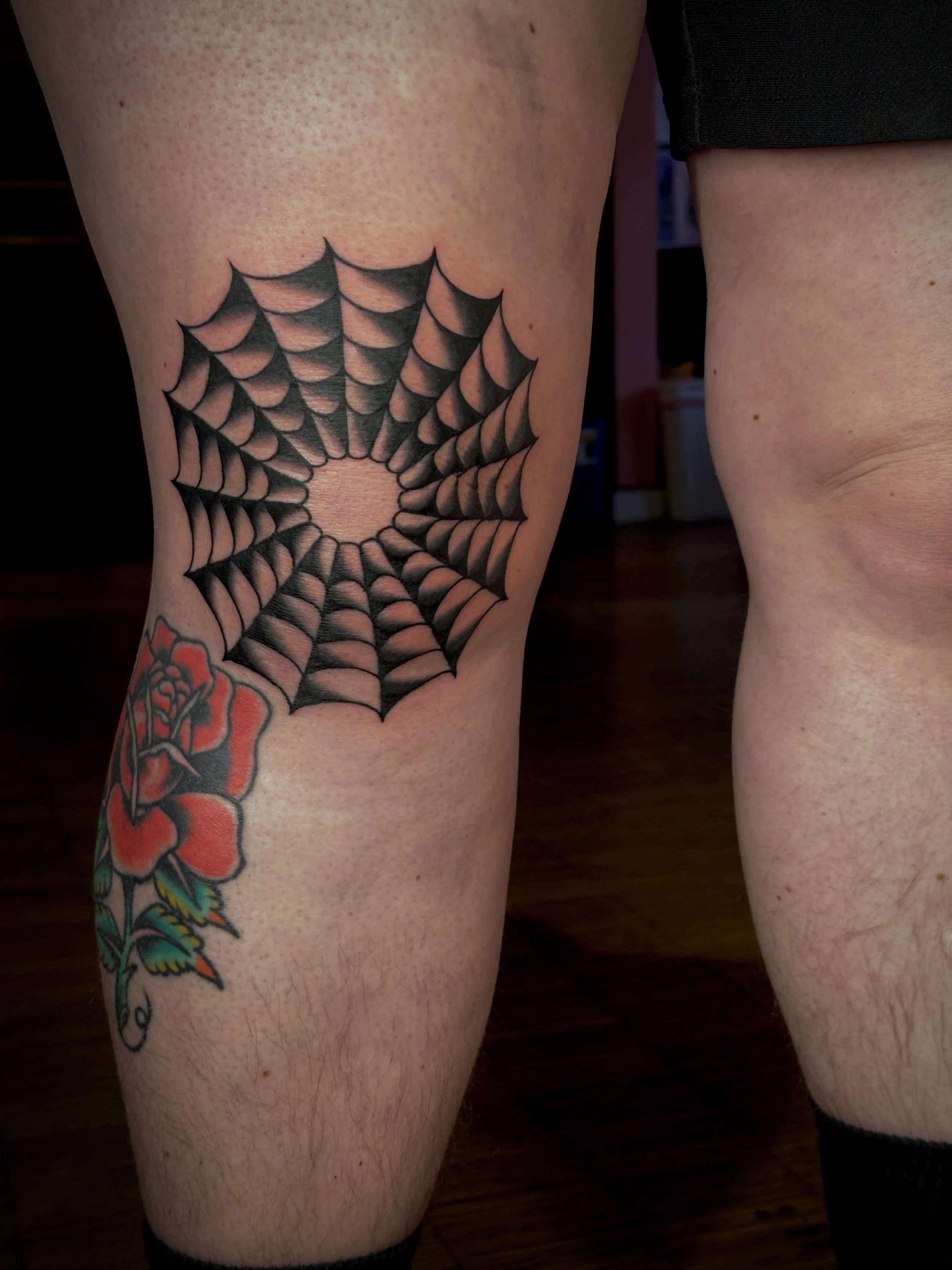 Made for Kat who is tough as fucking nails.

We did the all the lines and half the shading in one day and finished the other half of the shading the next day. She talked and laughed throughout the entire tattoo! Couldn&rsquo;t be me!

Used @sombragra