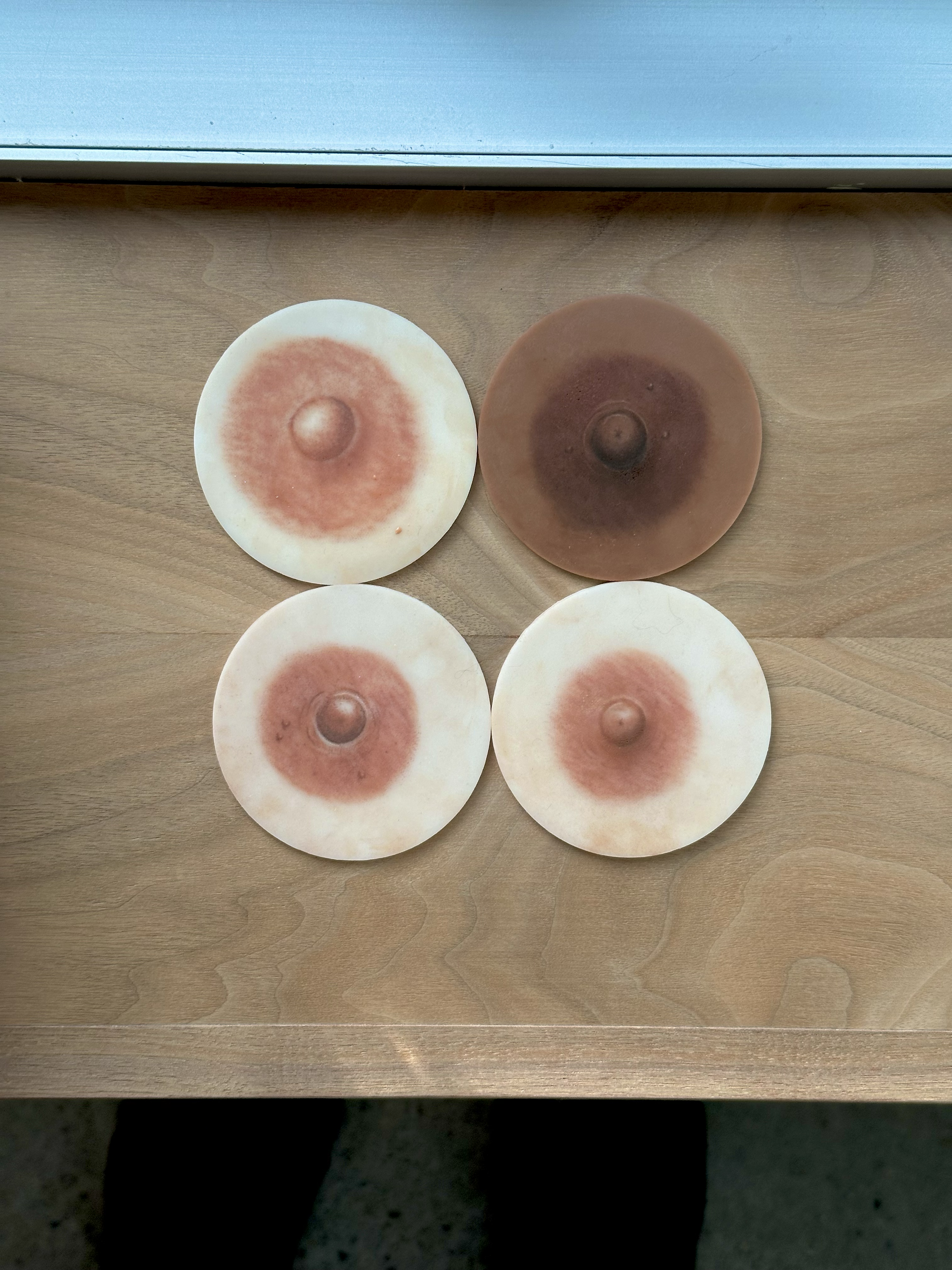 Practice areolas from the program I took at Daela in 2023