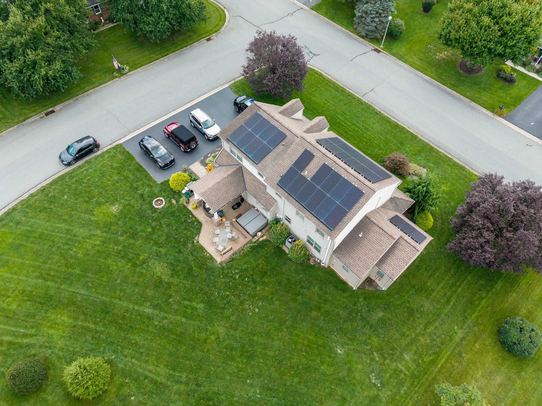 High-angle drone photography for real estate marketing in Lancaster PA