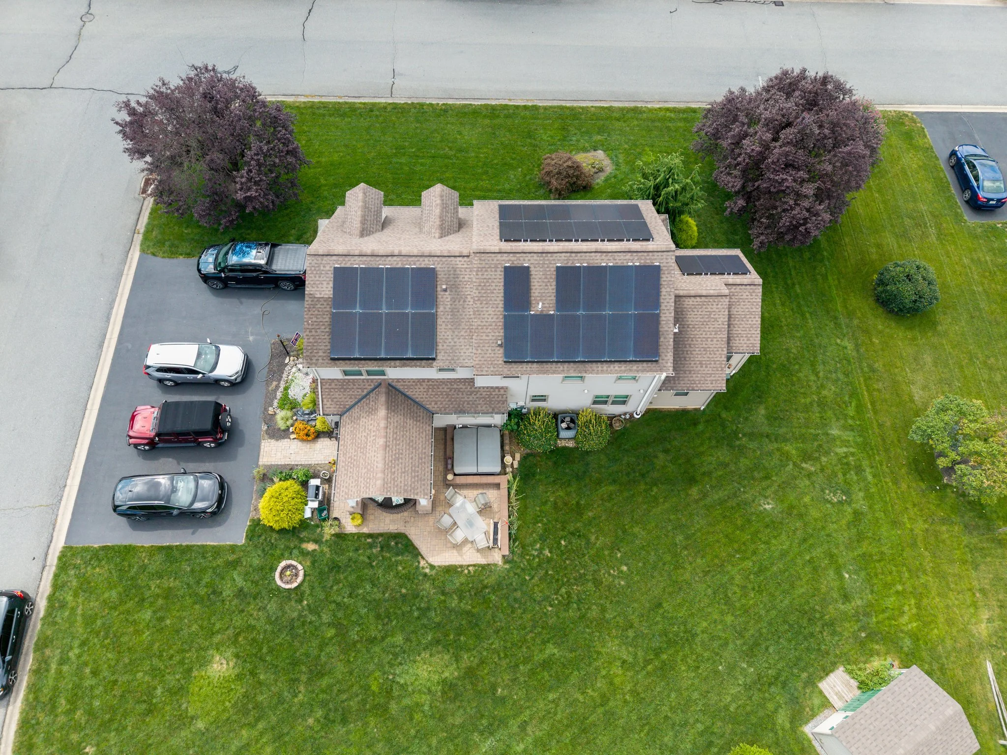 High-angle drone photography for real estate marketing in Marietta PA