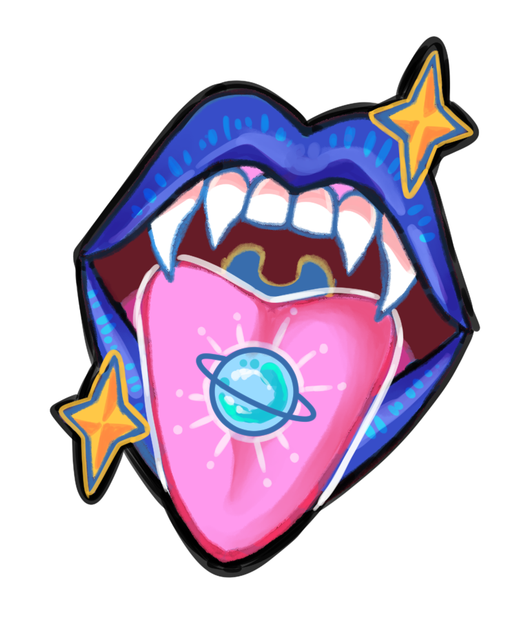 Mouth Vinyl Sticker