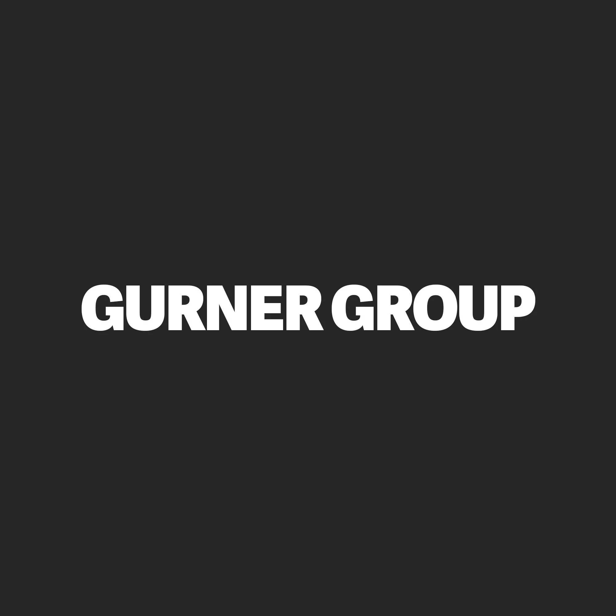 The Gurner Group logo on a black background with the company name in bold white letters.