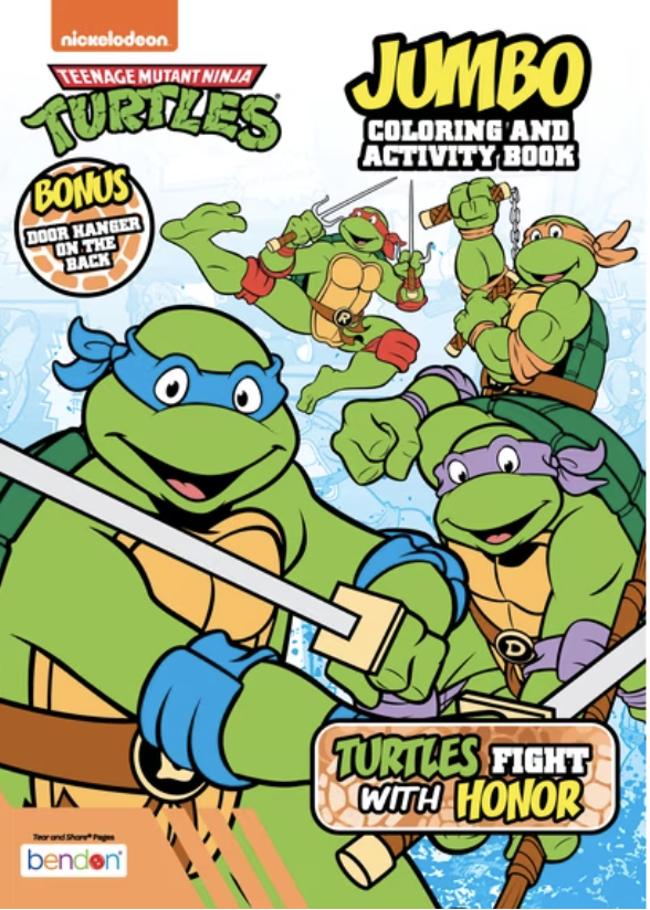 Teenage Mutant Ninja Turtle Coloring & Activity Book