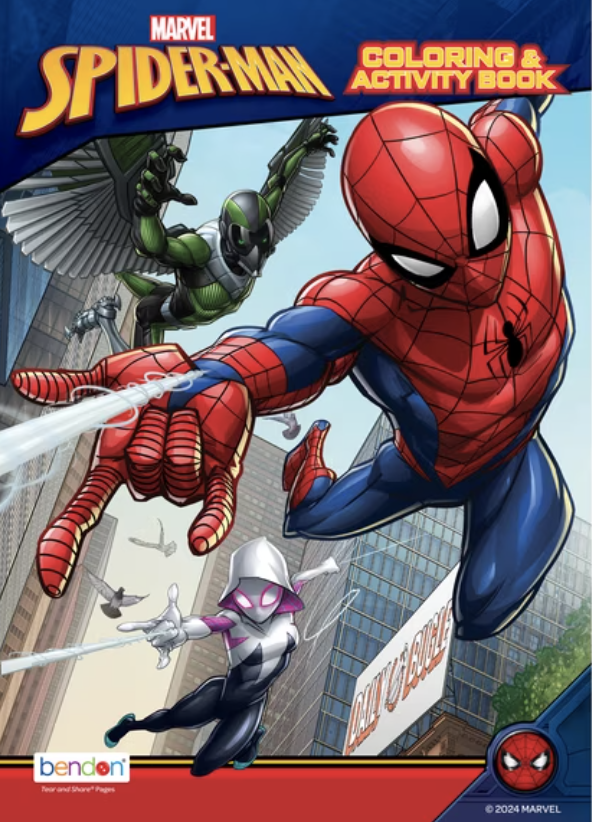 Spiderman Coloring & Activity Book