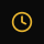 Yellow clock icon