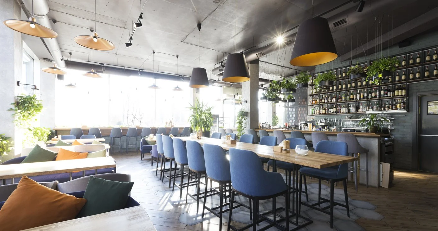 Contemporary restaurant interior illustrating Hospitality & More's expertise in hospitality strategy, venue design, customer experience and operational improvement.