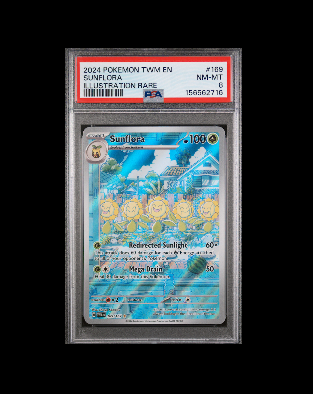 2024 Pokémon Sunflora Illustration Rare - NM-MT 8