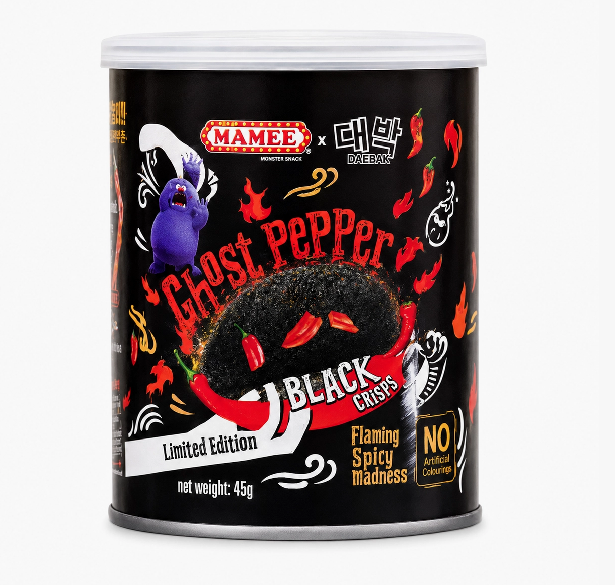 DaeBak Mamee Ghost Pepper Chips - Limited Edition
