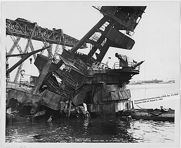 Photograph of the USS Arizona