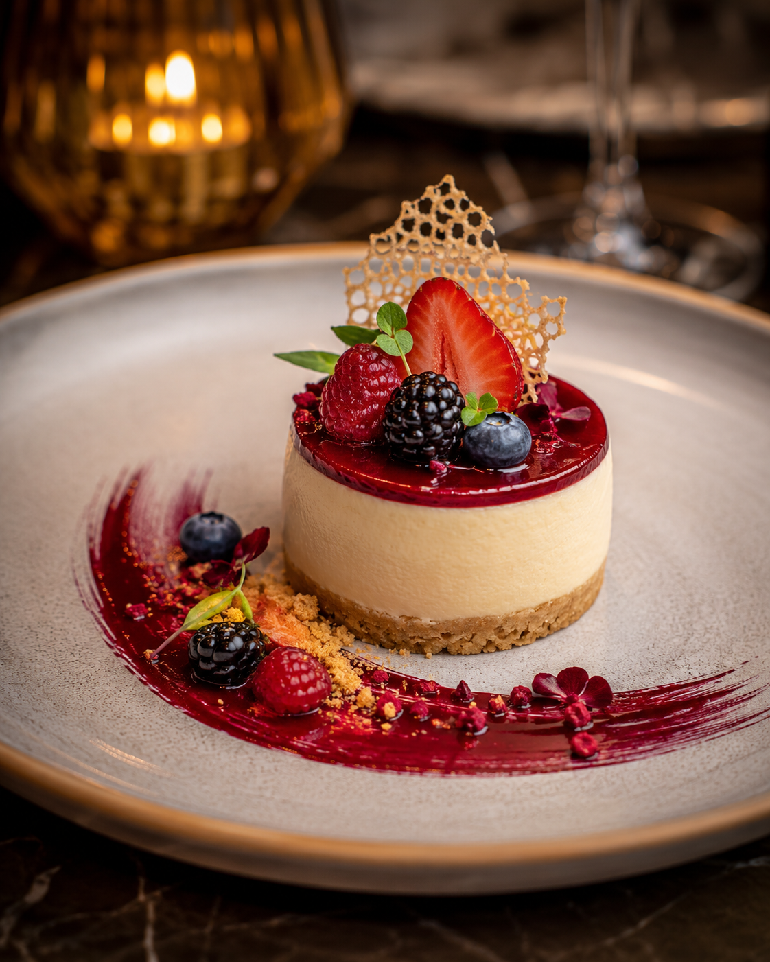 Vanilla Bean Berry Entremet