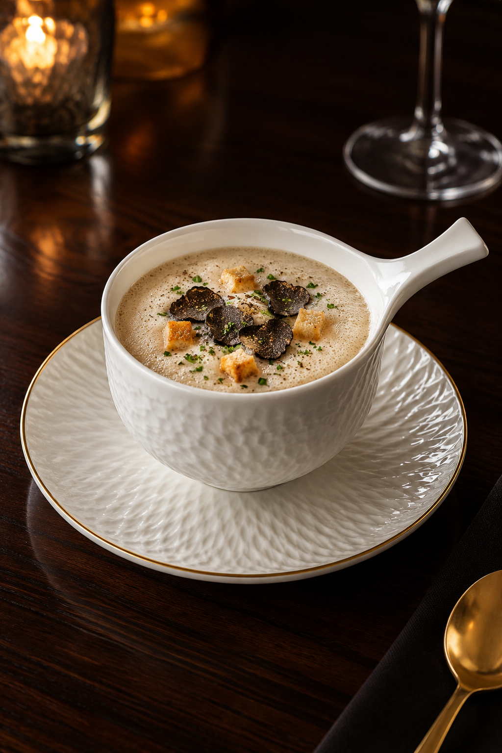 Truffled Cauliflower Bisque