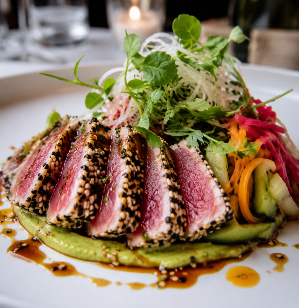 Sesame-Crusted Tuna Tataki