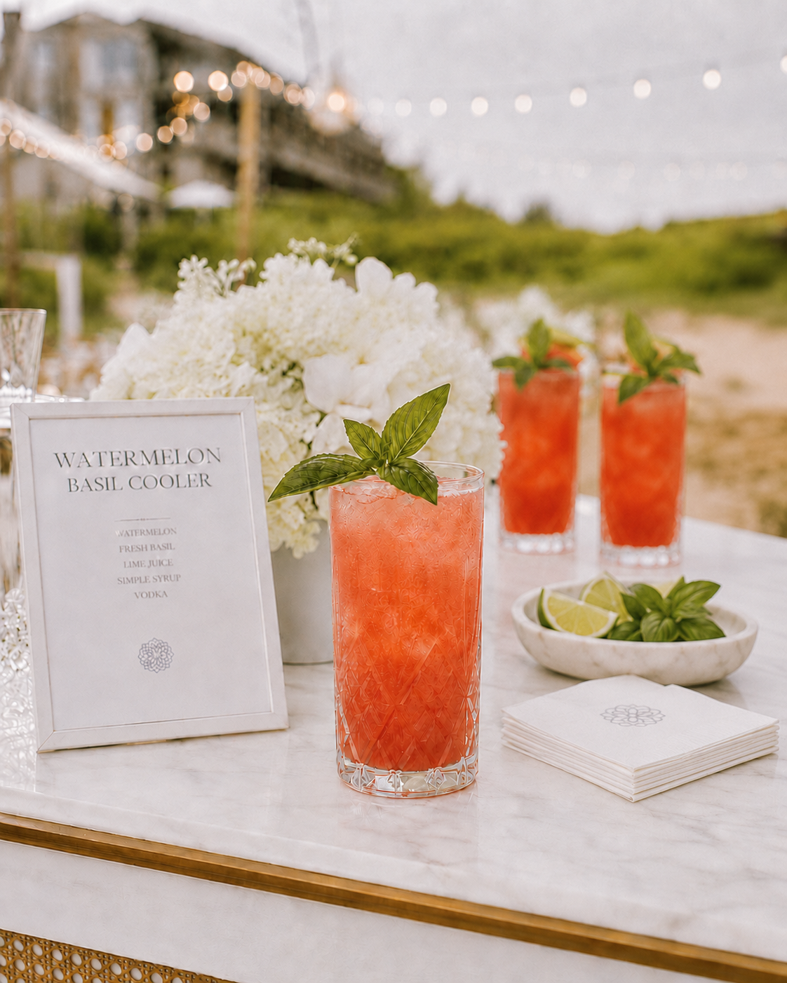 Watermelon Basil Cooler