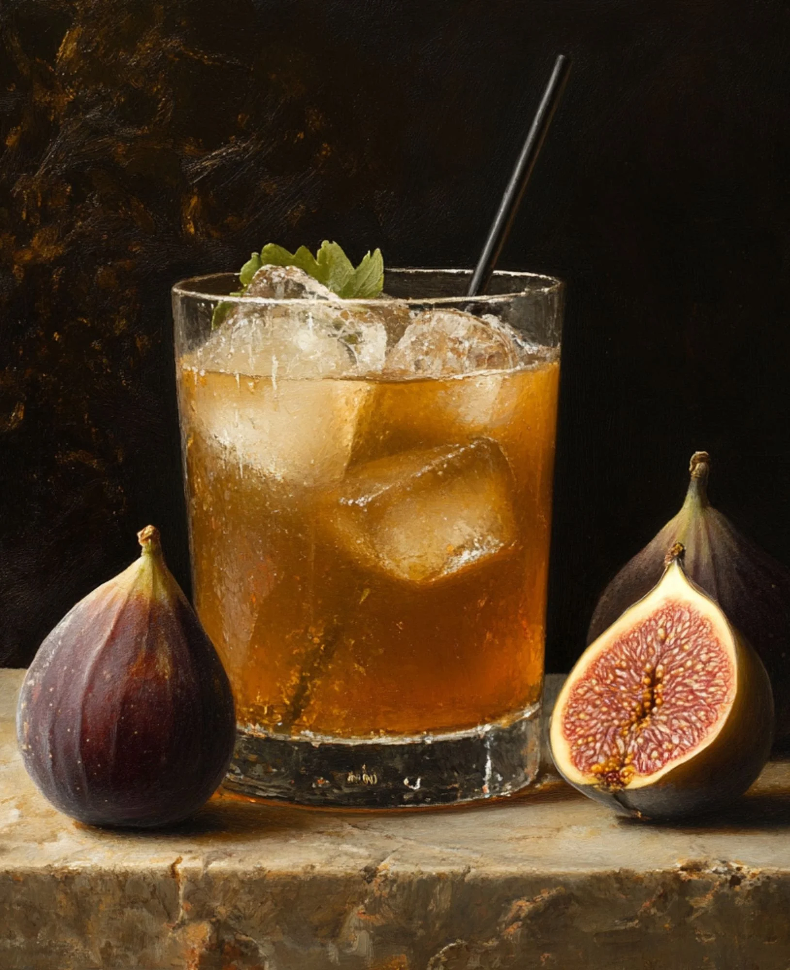 Fig Dark and Stormy  
From Savouring Fall Cocktall Ebook