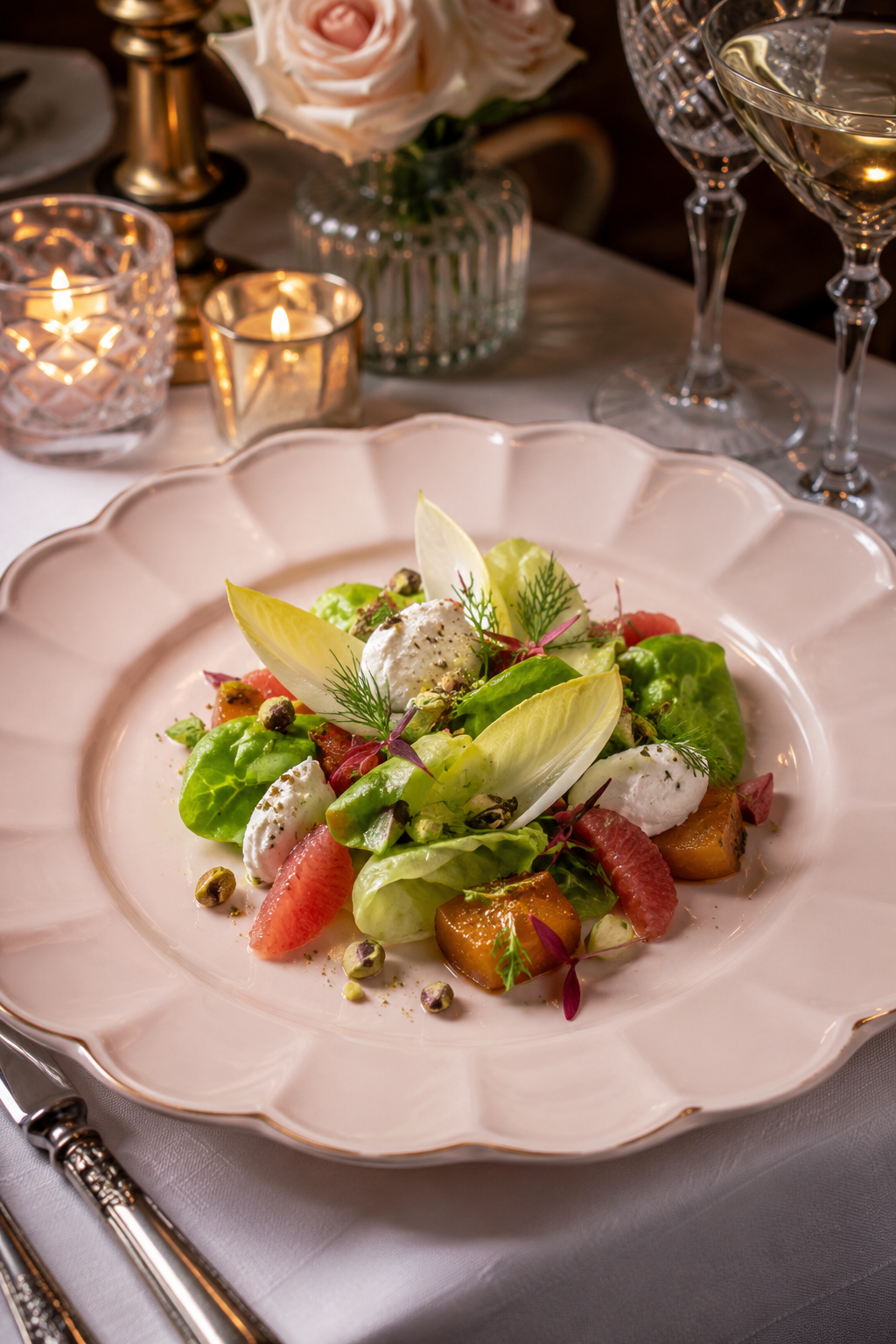 Citrus Endive & Baby Gem Salad