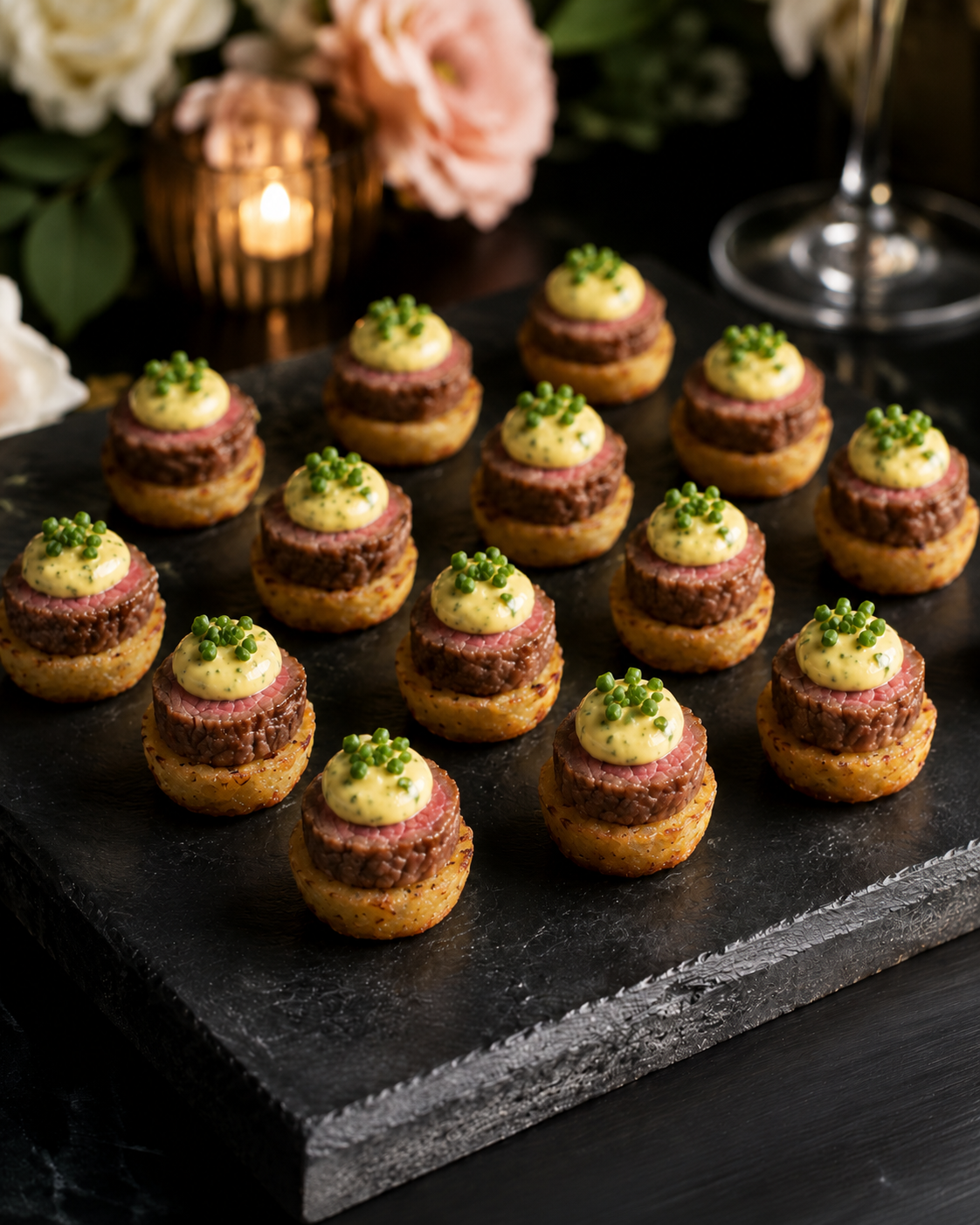 Petite Filet Mignon Rosti Canape