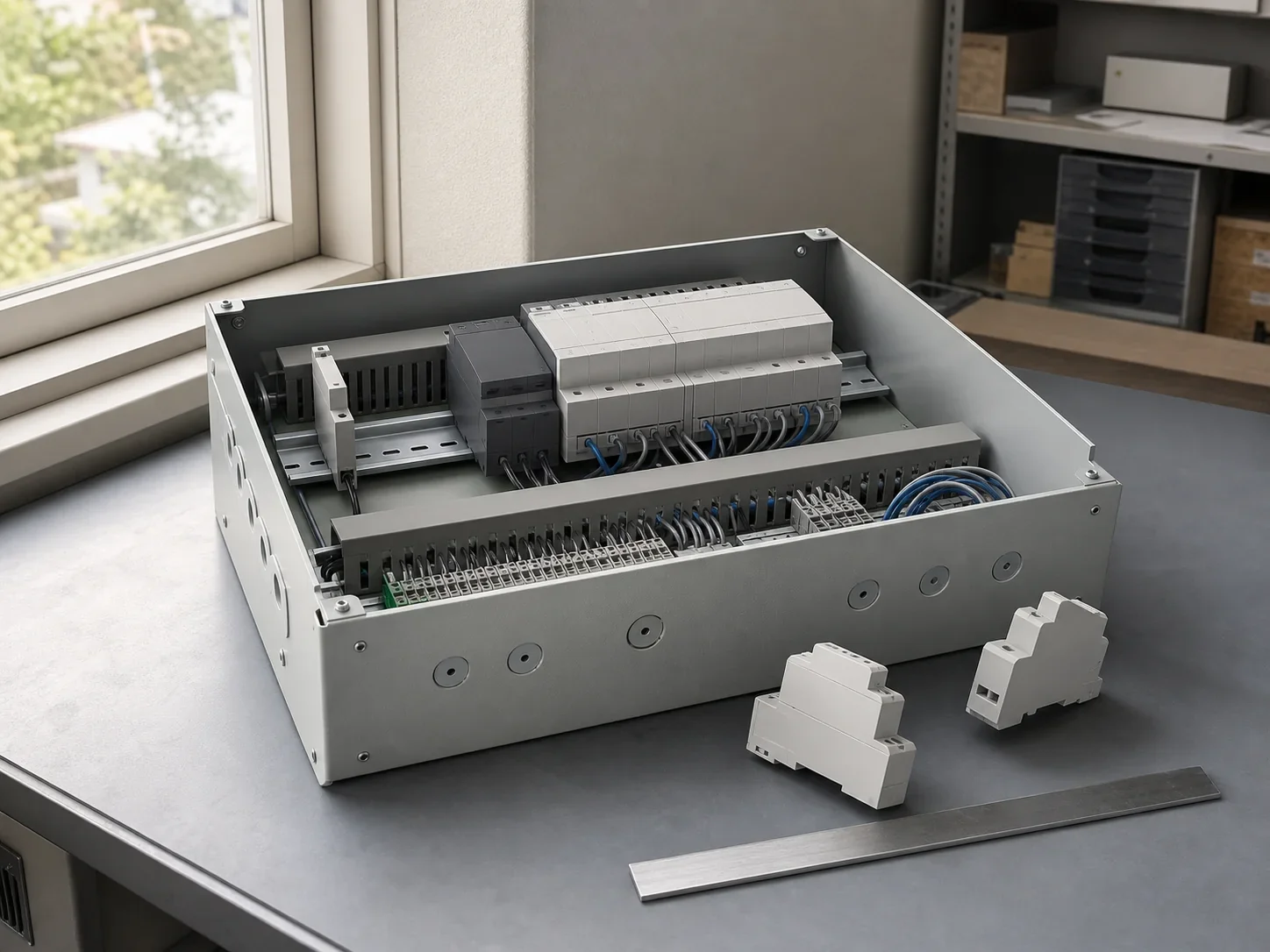 電気システムの構成を設計する作業のイメージ