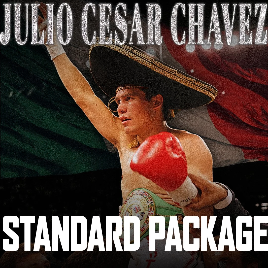JULIO CESAR CHAVEZ STANDARD AUTOGRAPH PACKAGE