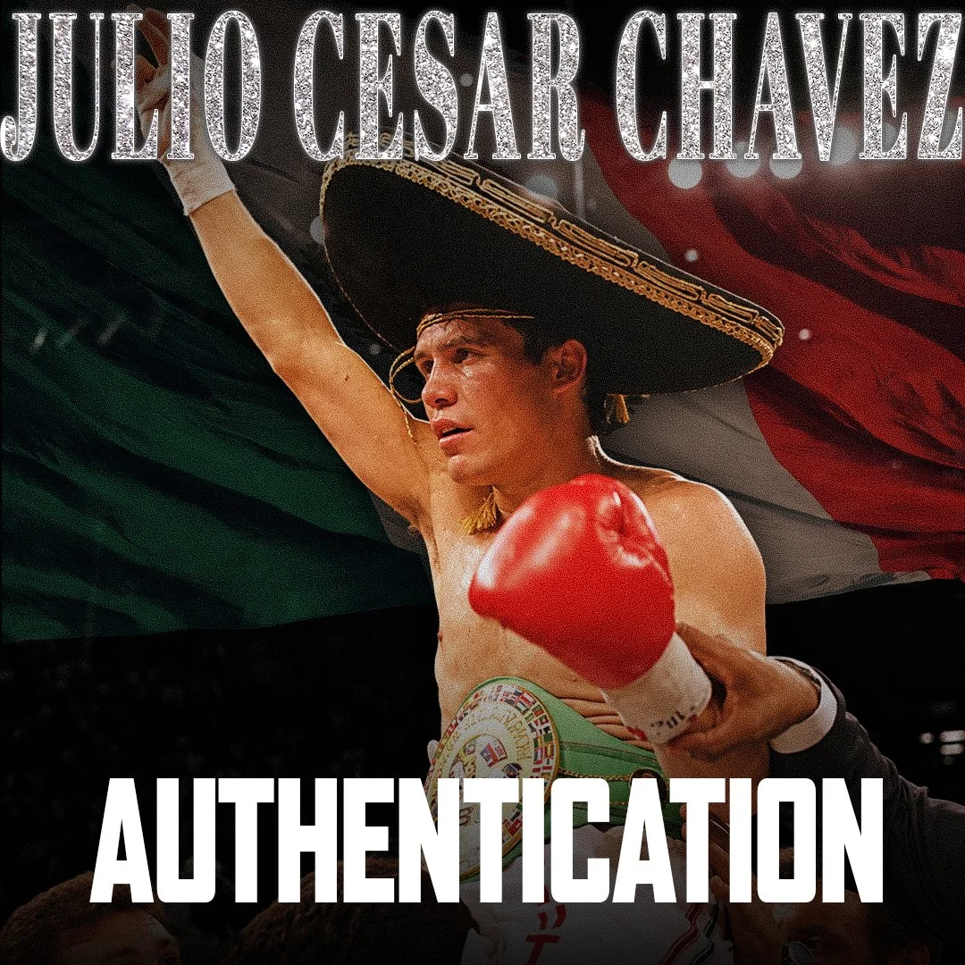 JULIO CESAR CHAVEZ AUTOGRAPH AUTHENTICATION
