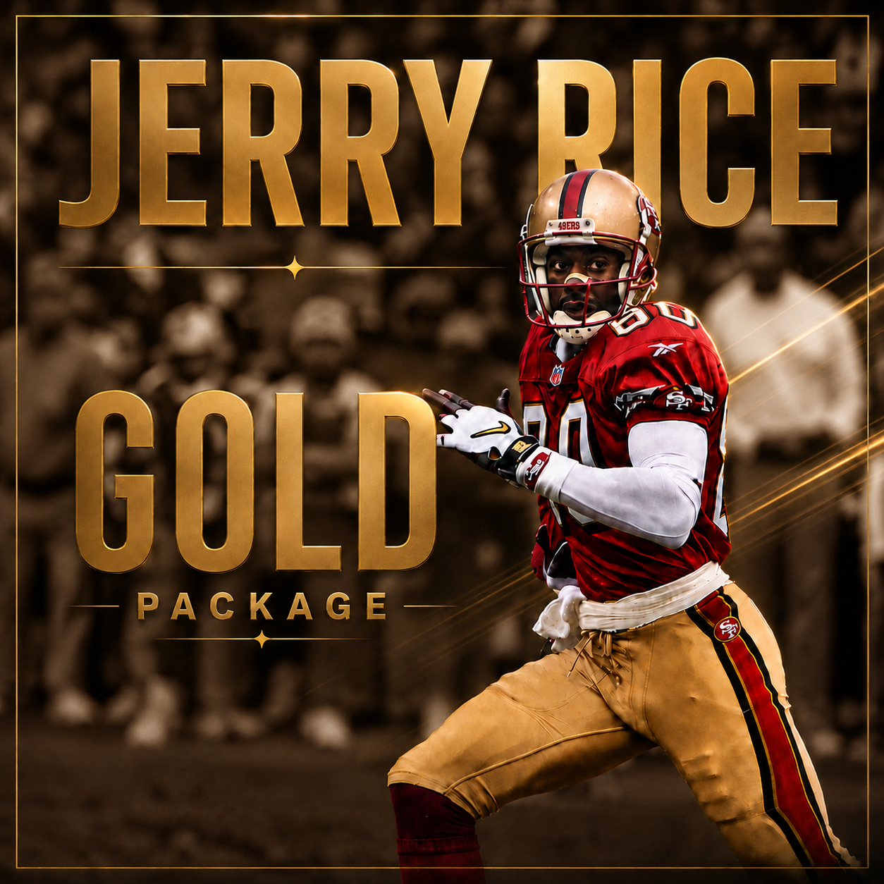 JERRY RICE GOLD PACKAGE