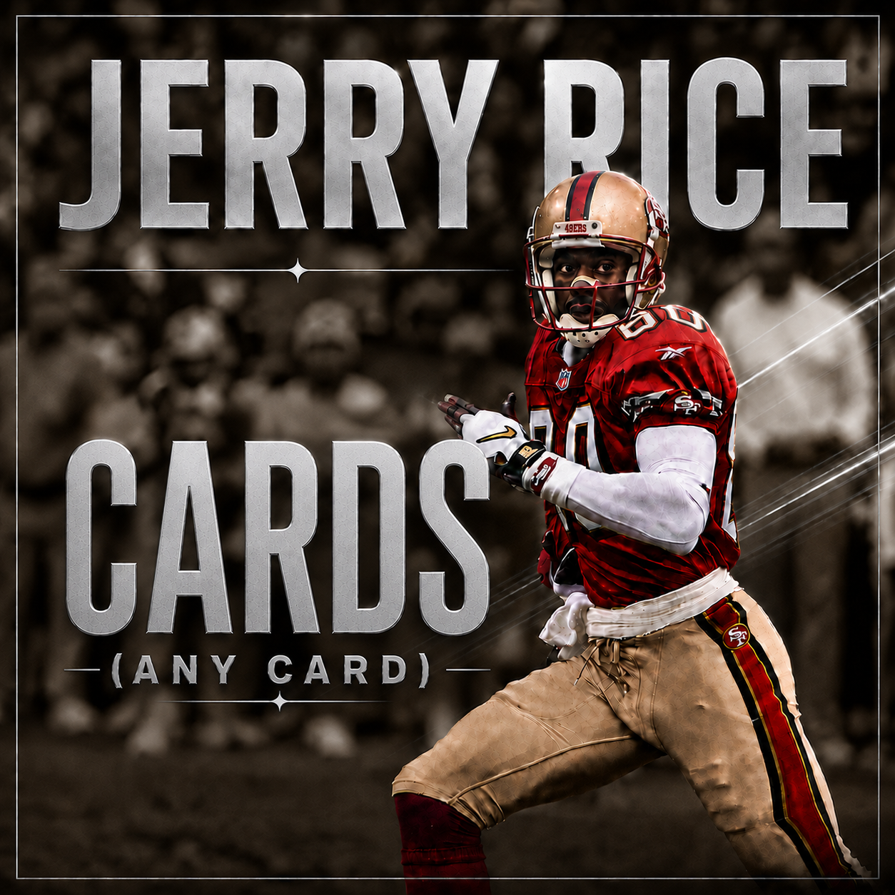 JERRY RICE AUTOGRAPHED CARDS