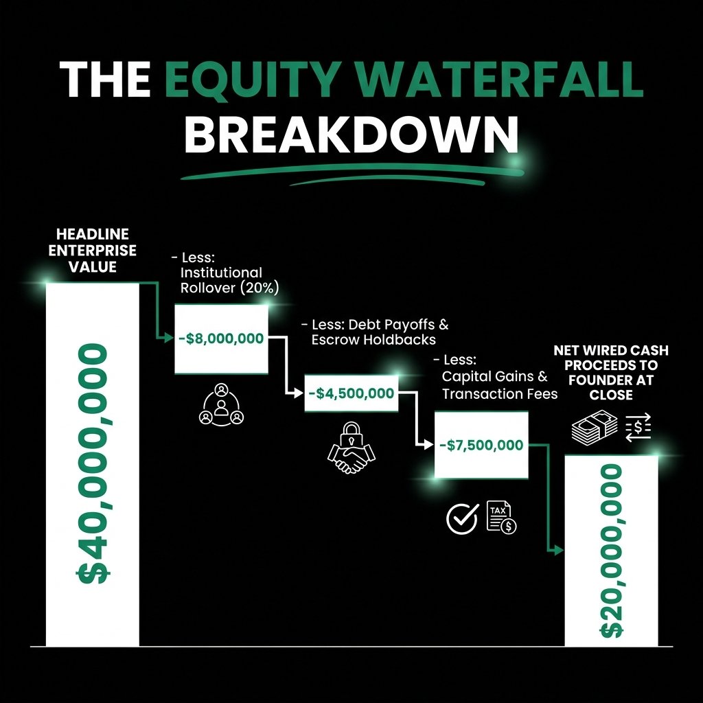 THE EQUITY WATERFALL BREAKDOWN