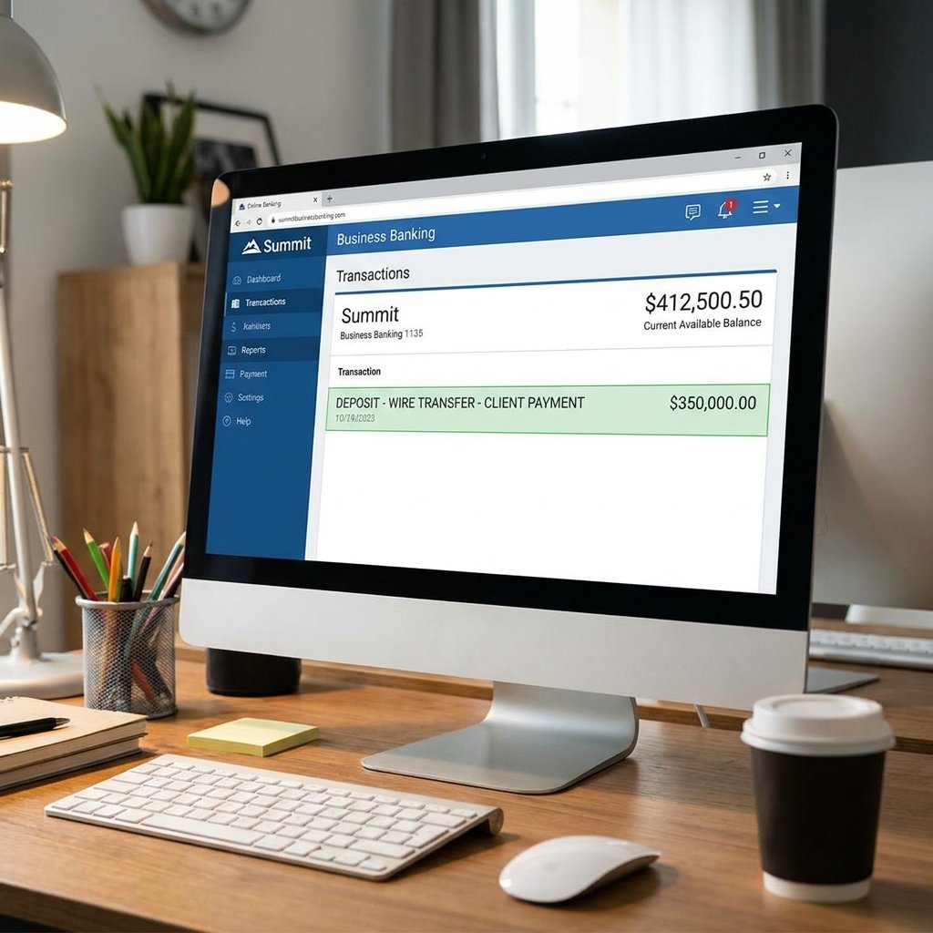 Startup Business Checking Deposit Funding My Venture