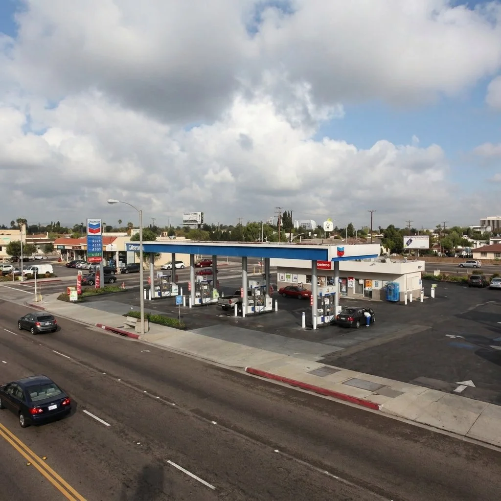Chevron ExtraMile Gas Station for Sale in Bellflower, CA | $4.599M