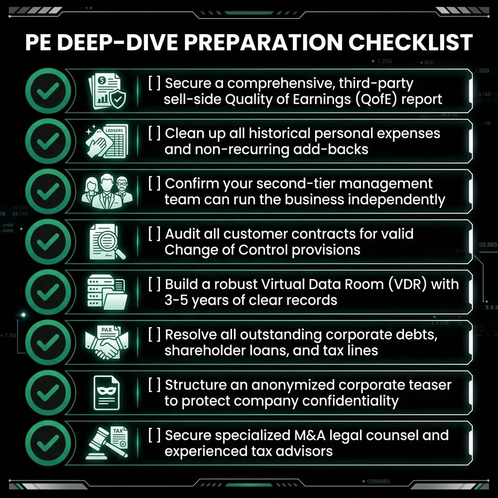 PE DEEP-DIVE PREPARATION CHECKLIST