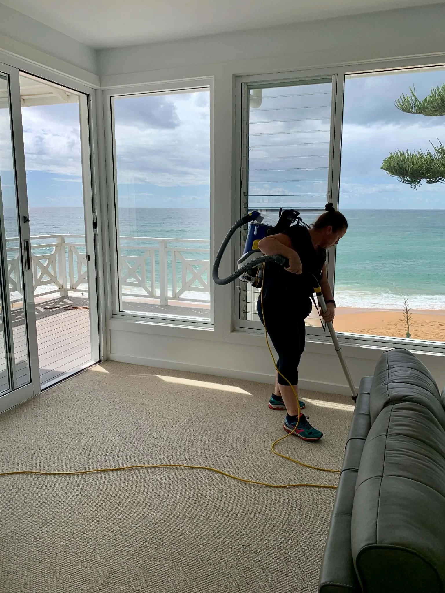 FiBERN cleaning staff, Vacuuming, Holiday Rental cleans, Domestic cleaning
