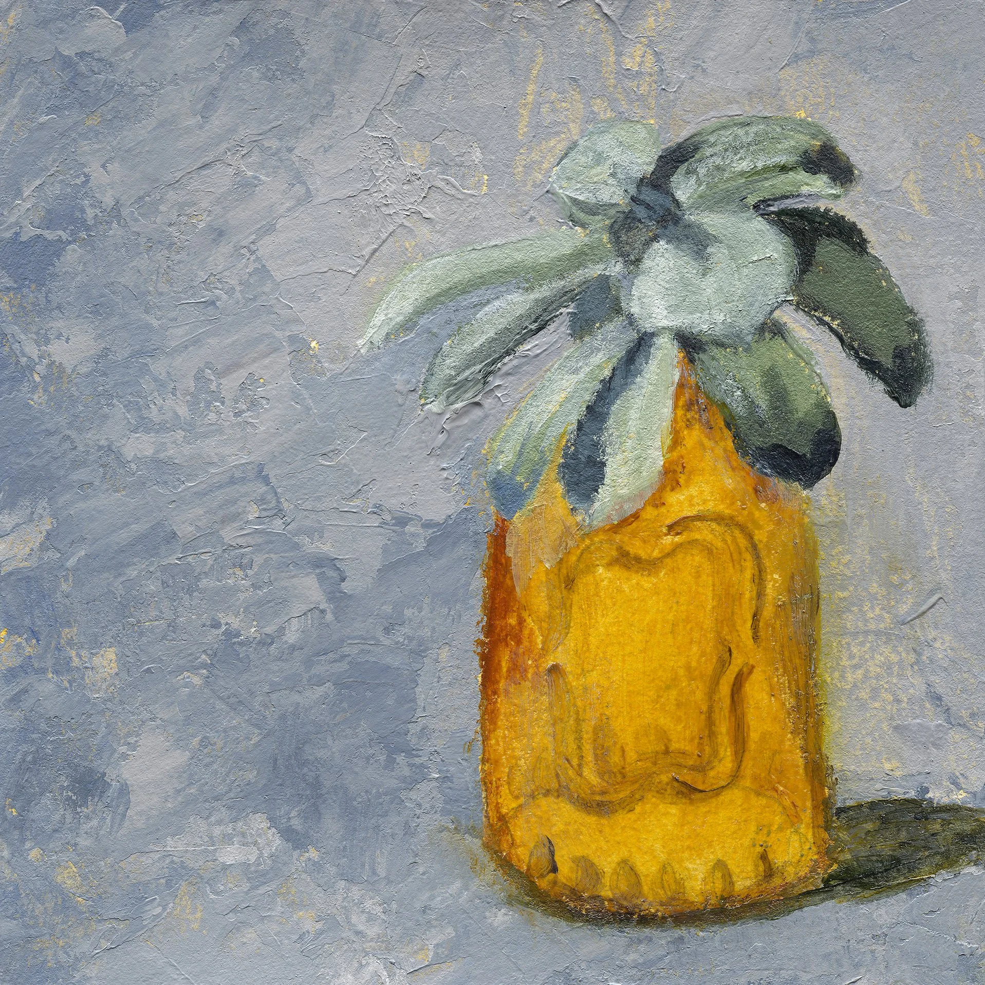 Ochre and Slate
15 × 15 cm (6 × 6′′)
Acrylic on 300gsm Watercolour Paper (Palette Knife & Impasto), Mounted on Cradled Wood Panel
2026