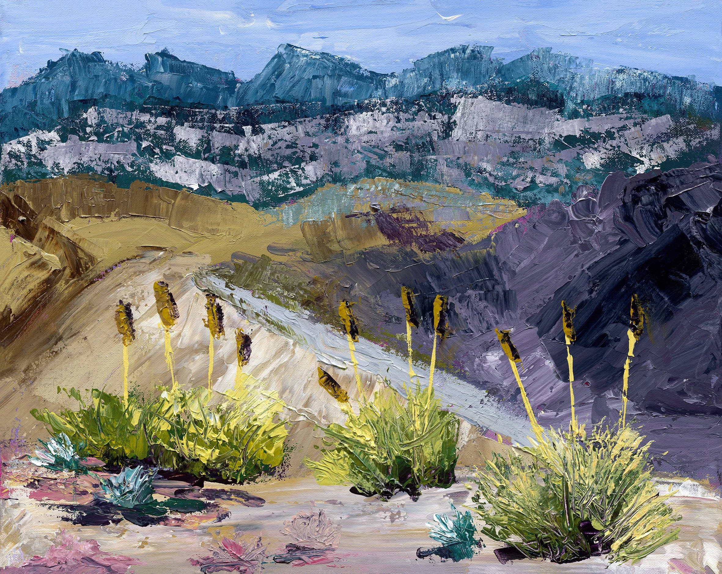 Bloom of Flinders 
50.5 x 40.5 cm (19.8 x 15.9") 
Acrylic on canvas (Palette knife + Impasto)
2026