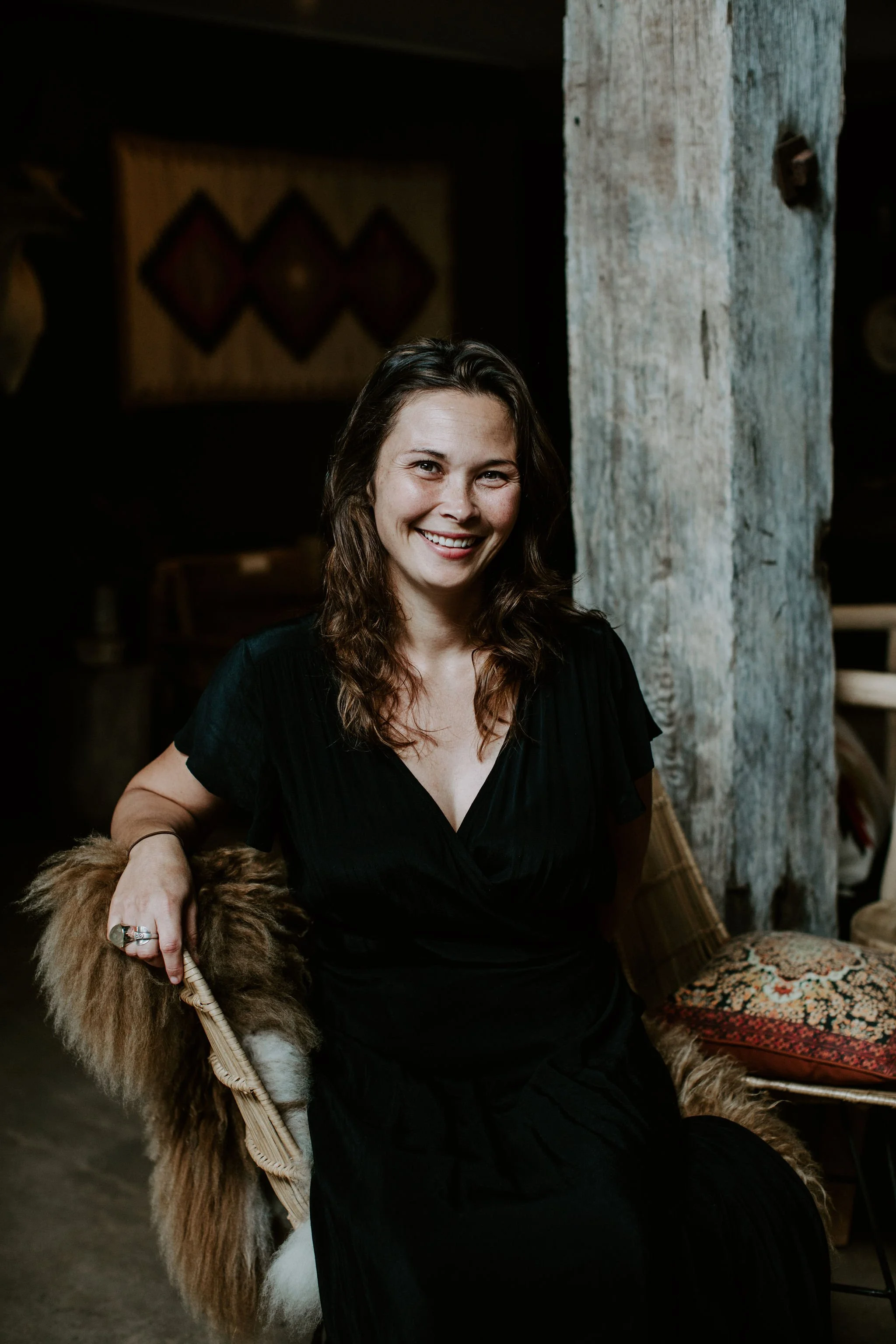 Portrait of creative director and experience curator Angie Rei.