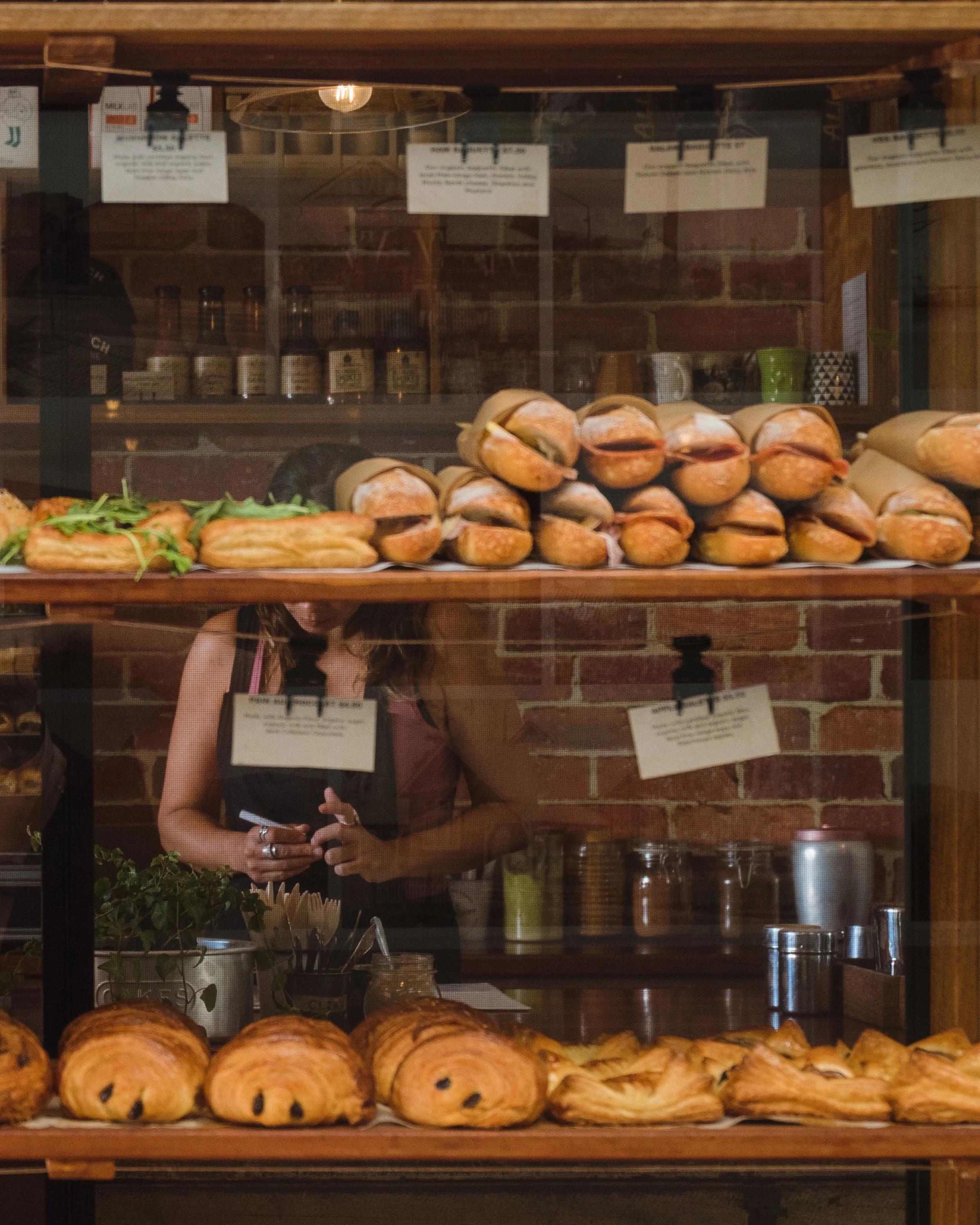 Freshly baked pastries and bread at Scratch Patisserie, co-founded by Angie Rei.