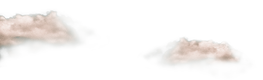 Clouds in a dark sky with some clouds appearing to glow.