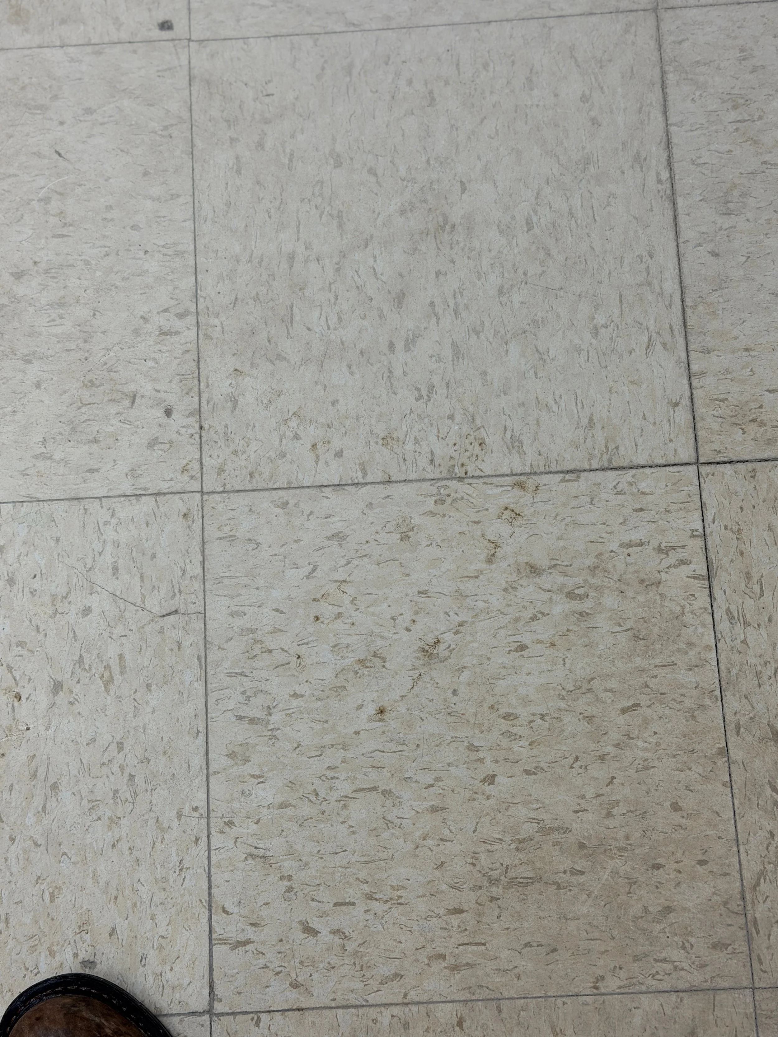 ⁠Pristine, completely restored industrial VCT floor tiling following an intensive deep cleaning and stripping process at Pike Electric in Wendell, NC.⁠