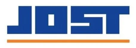 The word 'JOST' in bold blue letters with an orange line underneath.